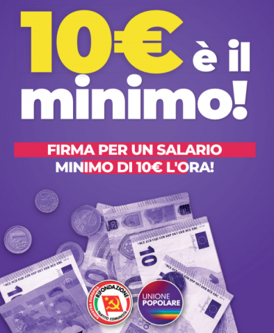 Firma per un salario Minimo
