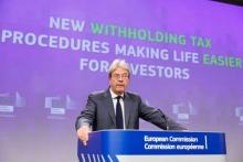 Il commissario europeo all’Economia, Paolo Gentiloni